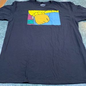 Ripple Junction Arthur Fist PBS Kids Black Tee 2XL